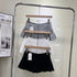 Pleated Mini Skort